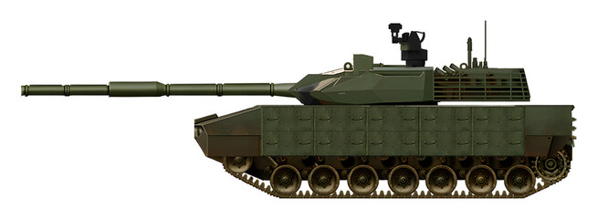 Kracken-SDM (MBT concept based on the 2S25 chassis, with a new turret and 125mm gun) © Tikros
