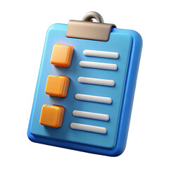 clipboard icon on white background