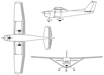 Dreiseitenansicht_Cessna_172-svg vector file.svg