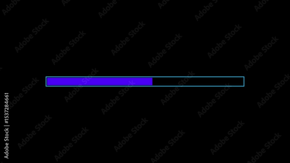 Aufkleber loading ,uploading,update animation on solid background. futuristic updating progress bar