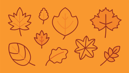 Vector set of flat illustrations of plants, trees, leaves, branches, bushes and pots. Flat cartoon vector illustration