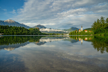 Fototapeta premium Bleder See Slowenien