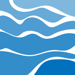 abstract blue wave background