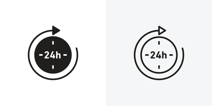 24 hrs icon