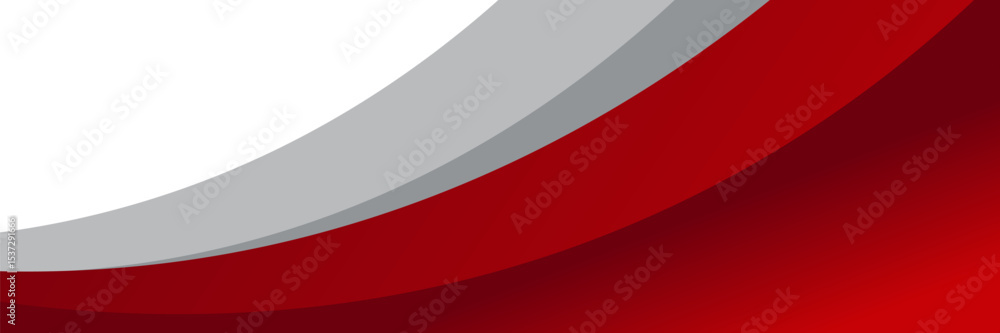 Aufkleber abstract red waves are flowing on black and white background. red line background curve element. sui