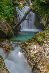 Fototapeta premium Wasserfall Slowenien