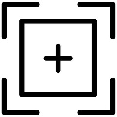 Picture snapshot icon Thin line vector design