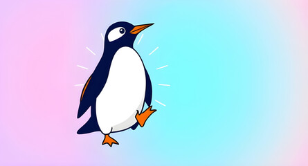Fototapeta premium Penguin icon, Penguin vector, Penguin illustration, Cute penguin, Baby penguin, Emperor penguin, Cartoon penguin, Realistic penguin, Penguin clipart, Penguin outline, Penguin silhouette, Flat penguin 