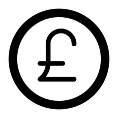 Pound Coin Vector Icon