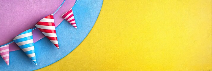 photo of carnival holiday, isolated on solid background, copy space