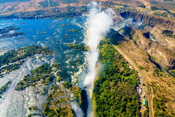 Above Victoria Falls
