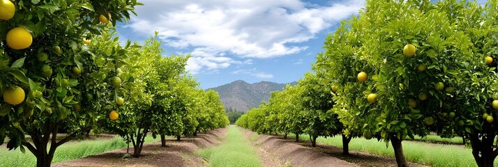 photo of grapefruit orchard