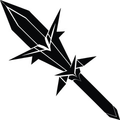 Obraz premium black and white origami crane