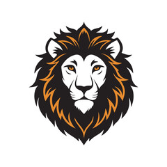 lion head vector