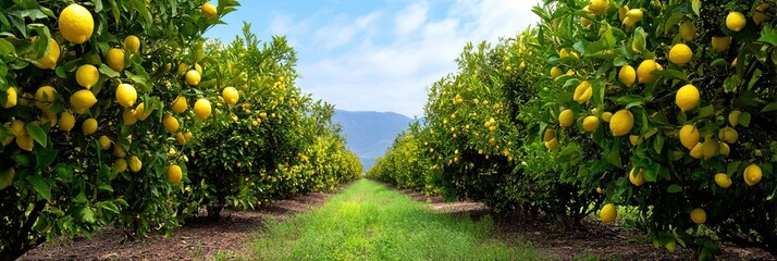photo of lemon orchard 