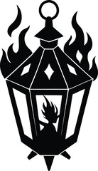 lantern in the form of a house