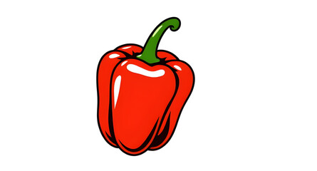 Bell pepper icon, Bell pepper vector, Bell pepper illustration, Red bell pepper, Green bell pepper, Yellow bell pepper, Fresh bell pepper, Whole bell pepper, Sliced bell pepper, Capsicum icon, Sweet p