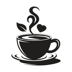 Coffee Cup Silhouette Vector Illustration