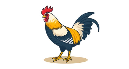 Rooster icon, Rooster vector, Rooster illustration, Colorful rooster, Farm bird, Rooster silhouette, Rooster outline, Rooster clipart, Crowing rooster, Rooster on fence, Rooster head, Chicken rooster,