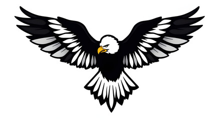 Eagle icon, Eagle vector, Eagle illustration, Bald eagle, Soaring eagle, Flying eagle, Eagle wings spread, Eagle in flight, Powerful bird, Eagle head icon, Majestic eagle, American eagle, Realistic ea