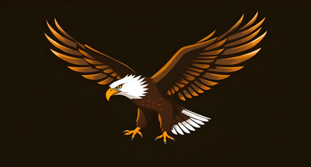 Eagle icon, Eagle vector, Eagle illustration, Bald eagle, Soaring eagle, Flying eagle, Eagle wings spread, Eagle in flight, Powerful bird, Eagle head icon, Majestic eagle, American eagle, Realistic ea