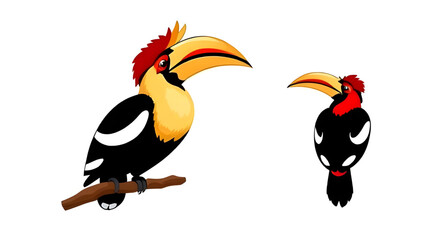 Toucan icon, Toucan vector, Tropical bird, Exotic bird icon, Colorful toucan, Bird with big beak, Jungle bird, Rainforest bird, Toucan silhouette, Toucan outline, Cartoon toucan, Cute toucan icon, Tou