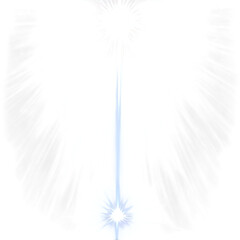 Sunlight or flare light isolated on transparent background