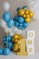 birthday party balloons first year