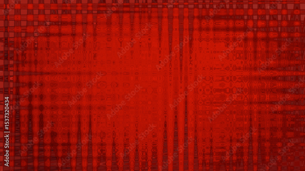 Poster abstract red texture with wave and grid patterns