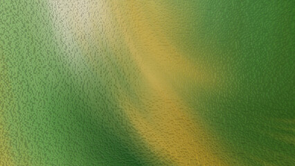 Abstract green and gold cube pattern background