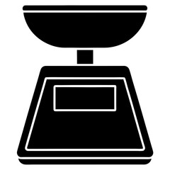 kitchen scales isolated on white background