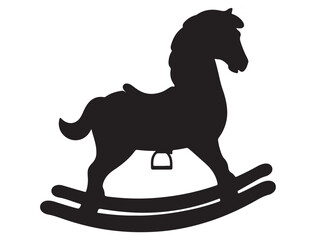 ROCKING HORSE SILHOUETTE
