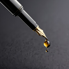 fountain pen and ink
