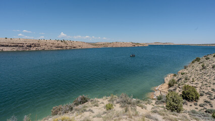 Scenic Strawberry Reservoir Landscape