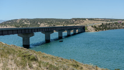 Scenic Strawberry Reservoir Landscape