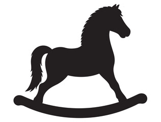 ROCKING HORSE SILHOUETTE