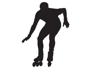 ROLLER SKATE SILHOUETTE