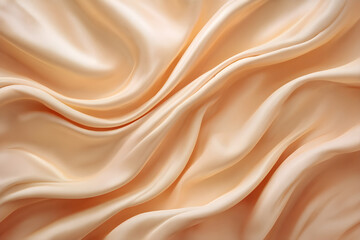 Obraz premium Peach Silk Fabric Texture