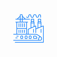 urban development icon sign vector