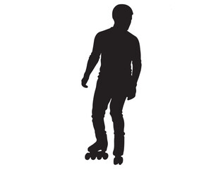 ROLLER SKATE SILHOUETTE