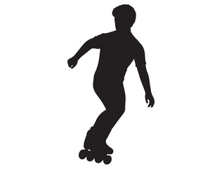 ROLLER SKATE SILHOUETTE