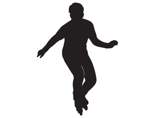 ROLLER SKATE SILHOUETTE