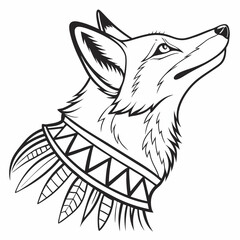 wolf vector illustration