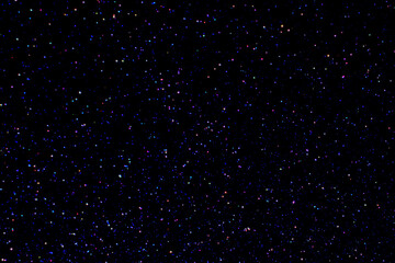 Stars in the night. Galaxy space background. Starry night sky. Stars falling in the loop.