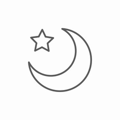 islam symbol icon sign vector