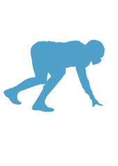  joueur football americain usa silhouette
