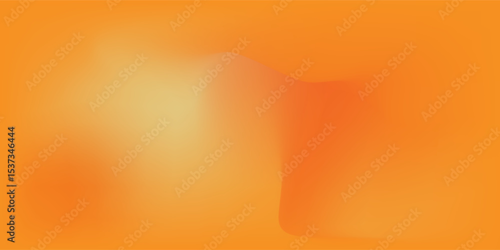 Poster abstract orange gradient vector background simple cloud
