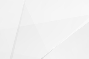 Clean abstract white background with soft grey polygonal shapes. Minimal modern style for corporate design, business flyers, web headers or presentations. EPS10 vector.