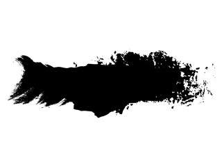 grunge brush vector assets in black and white color