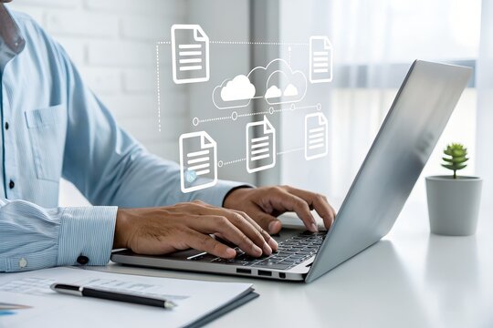 Artificial intelligence (AI) is used by businessmen in document management systems, online documentation databases, and digital file storage systems or software, record keeping, database technology